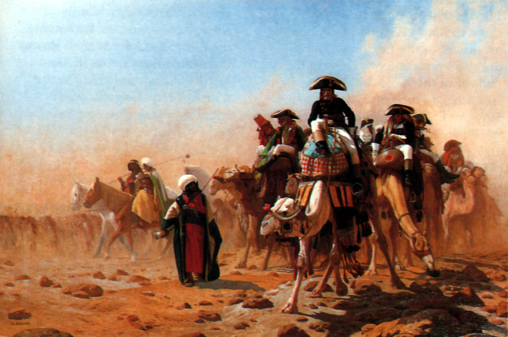 Napoleon and his General Staff in Egypt